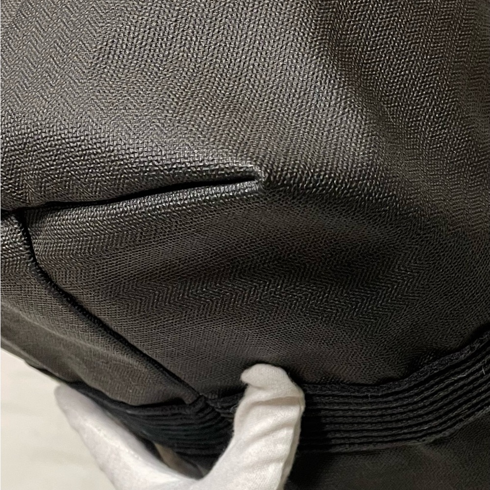 Dunhill Authentic Vintage Brown and Black Canvas Travel Bag - Picture 5 of 16